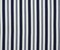 Deep Navy-White Rayon Stripe Printed Challis Woven Fabric By the Yard